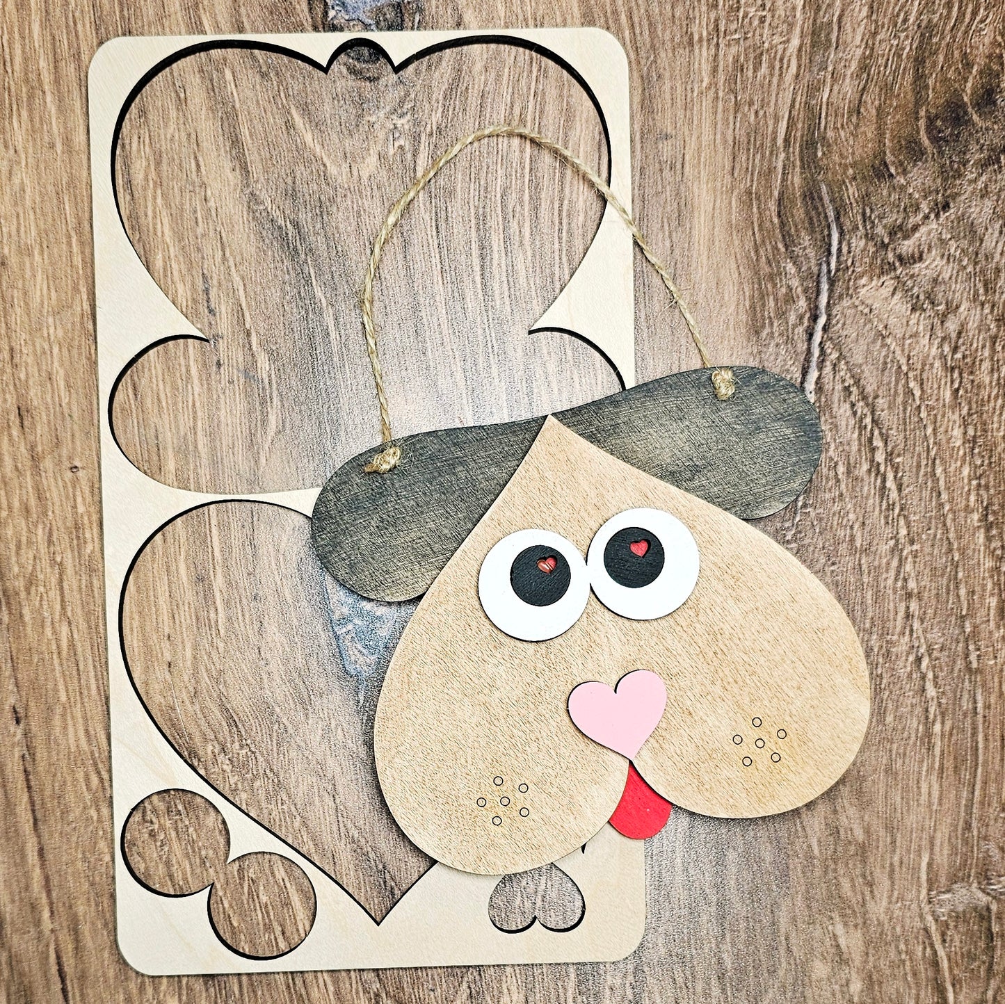 Puppy Love Pop-Out - Kid's Ready to Paint Kit