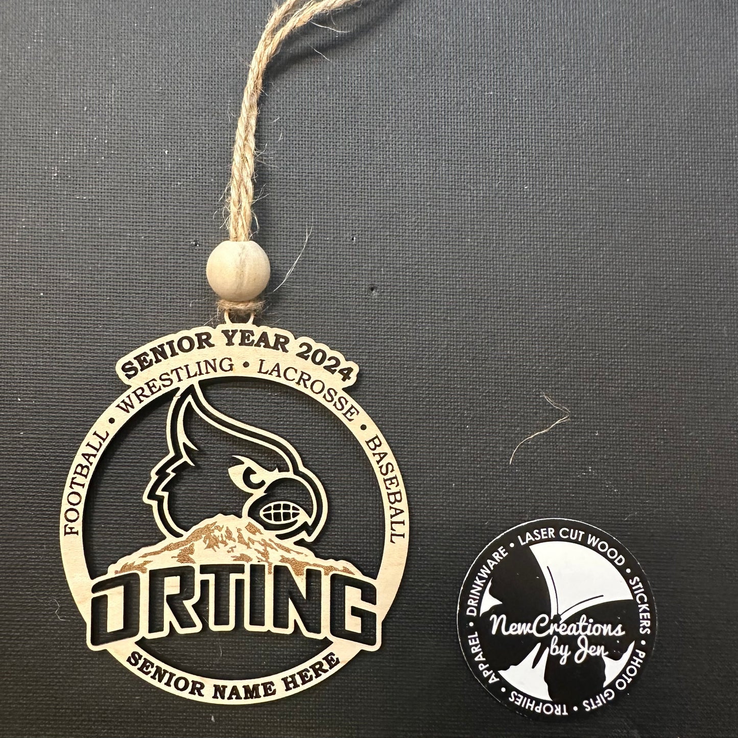 Orting High School Senior Year 2024 Ornament