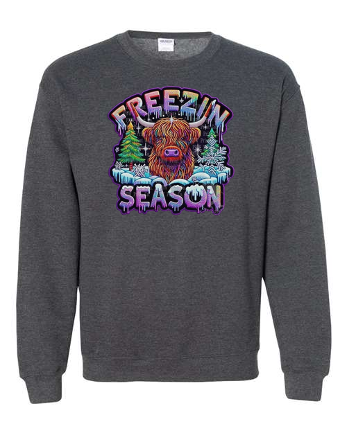 Freezin’ Season Unisex Heavy Blend Crewneck Sweatshirt
