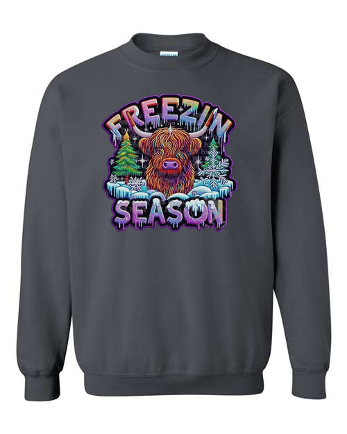 Freezin’ Season Unisex Heavy Blend Crewneck Sweatshirt