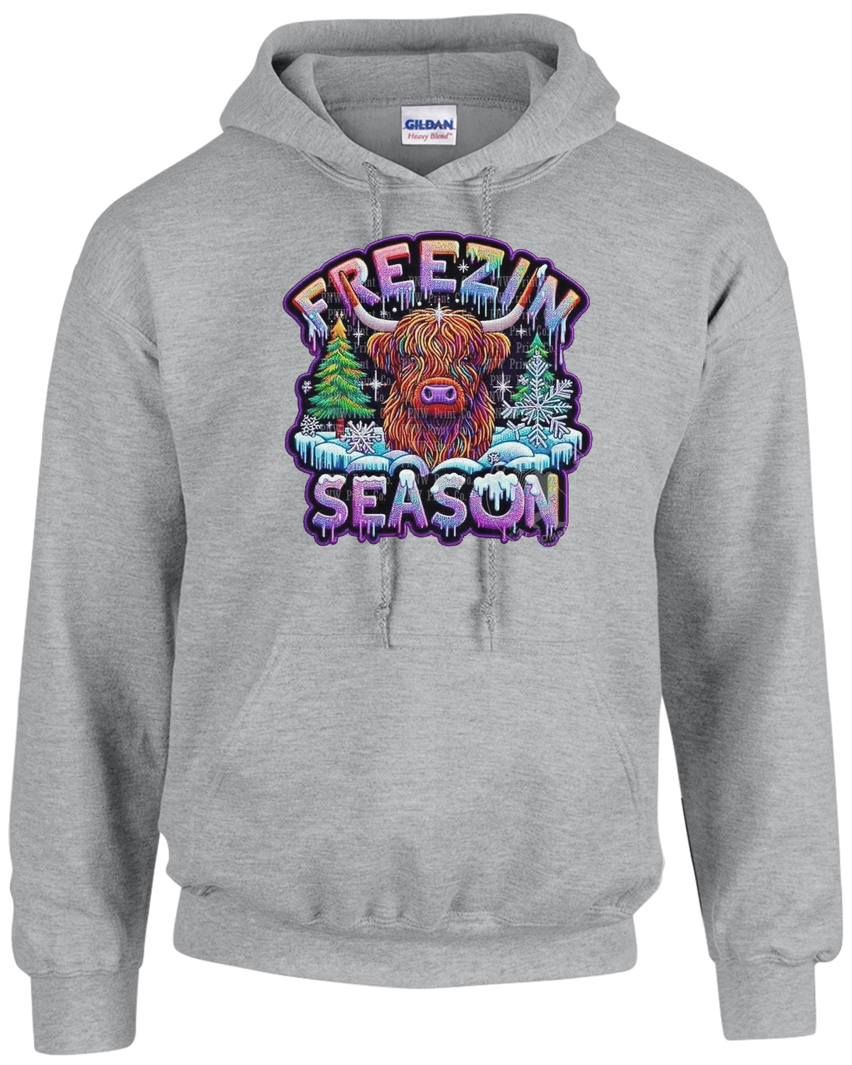 Freezin’ Season Unisex Heavy Blend Hooded Sweatshirt