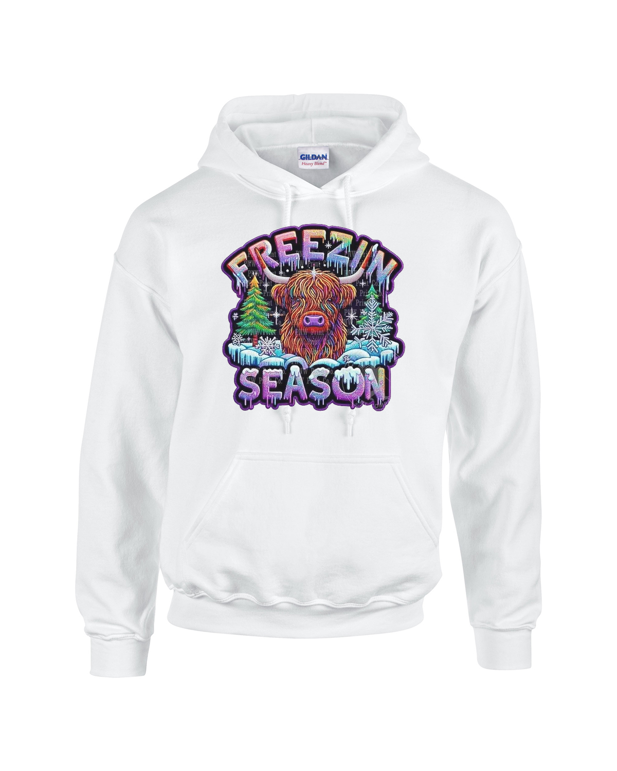 Freezin’ Season Unisex Heavy Blend Hooded Sweatshirt
