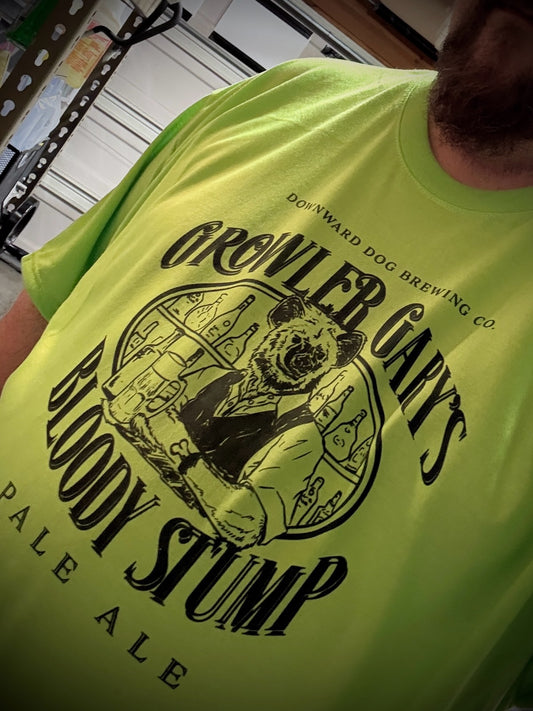 Growler Gary’s Bloody Stump Pale Ale Souvenir Crawler Tees