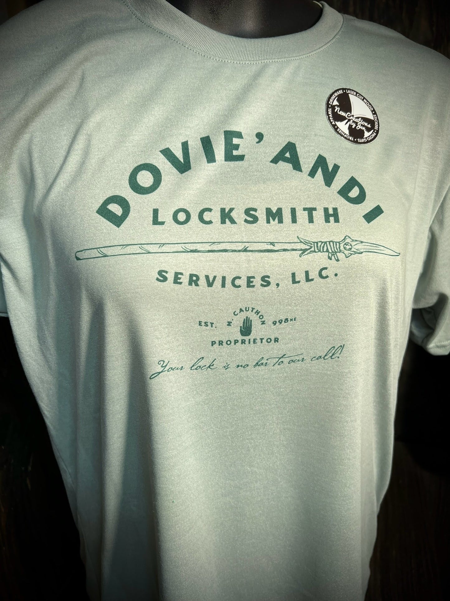 Dovie' Andi Locksmith Services LLC - Wheel of Time Souvenir Lightweight Tees