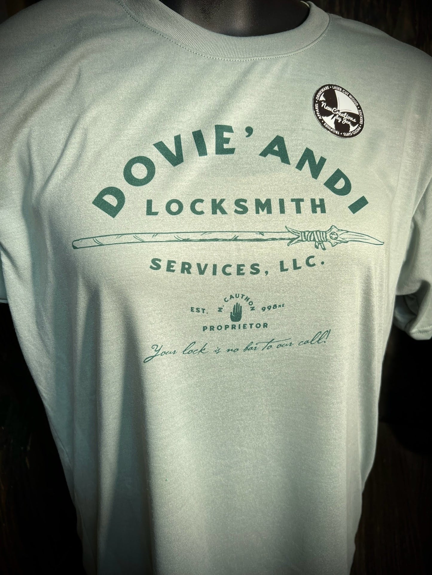 Dovie' Andi Locksmith Services LLC  - Wheel of Time Souvenir Lightweight Tees