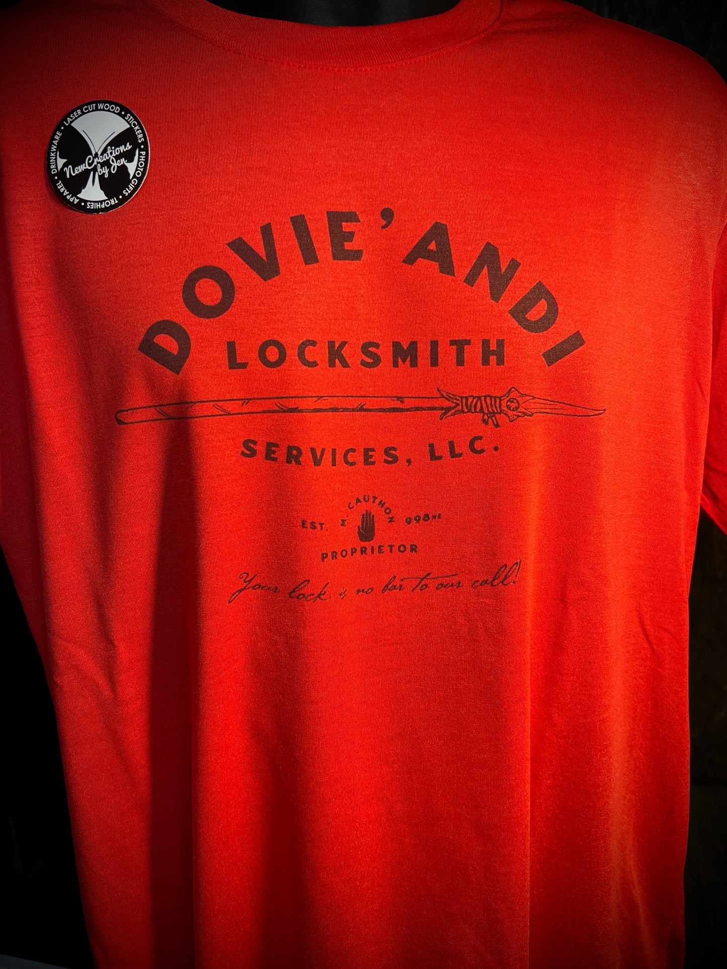Dovie' Andi Locksmith Services LLC - Wheel of Time Souvenir Lightweight Tees