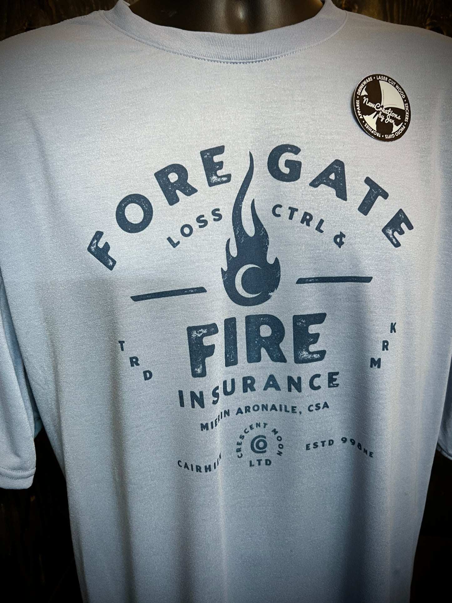 Foregate Fire Insurance - Wheel of Time inspired Souvenir Lightweight Tees