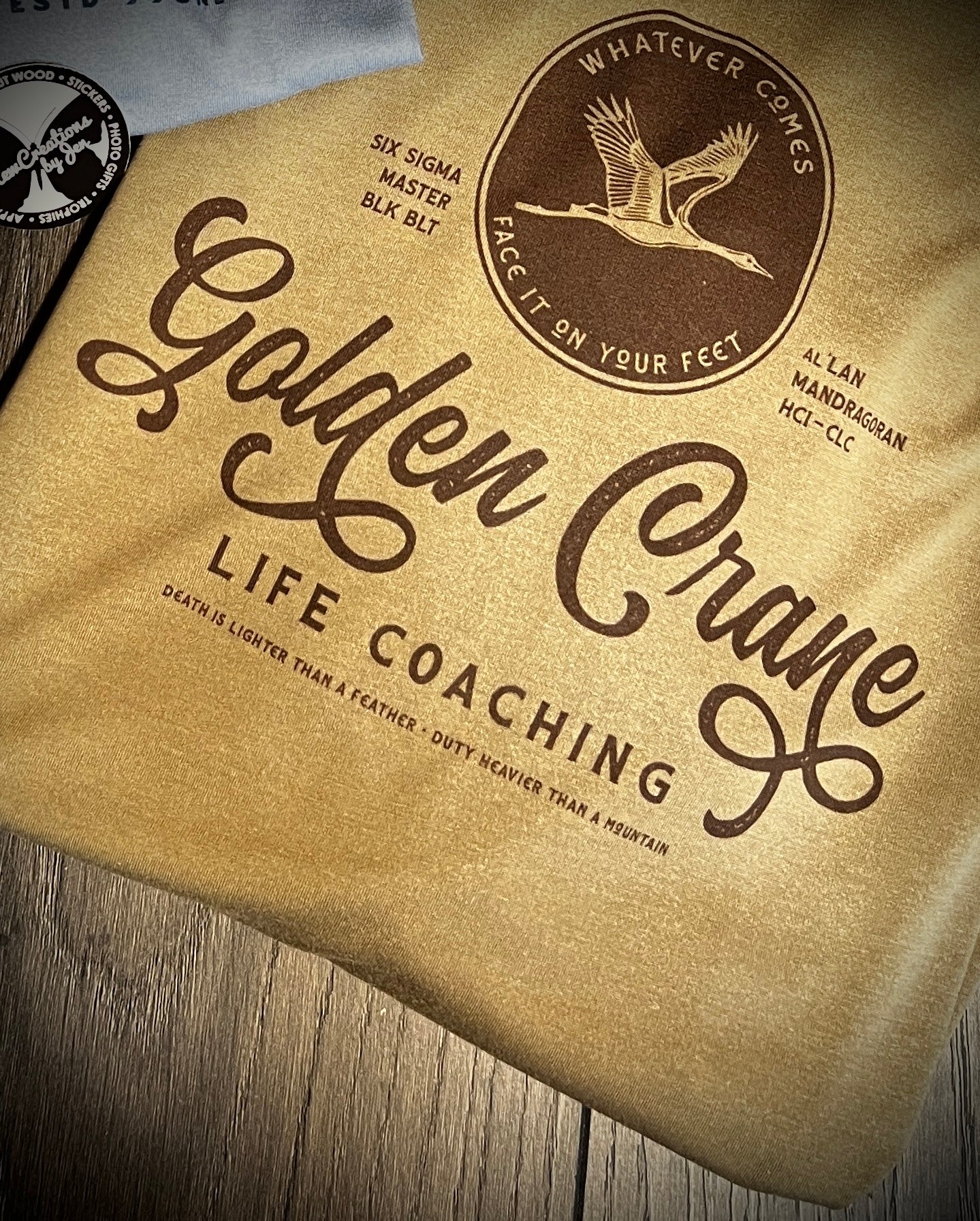 Golden Crane Life Coaching  - Wheel of Time inspired Souvenir Lightweight Tees