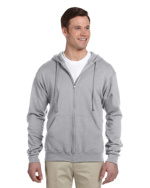 Jerzees Brand Unisex Full Zip Basic Hooded Sweatshirt 993