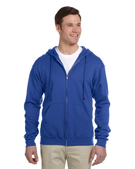Jerzees Brand Unisex Full Zip Basic Hooded Sweatshirt 993