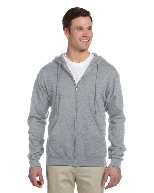 Jerzees Brand Unisex Full Zip Basic Hooded Sweatshirt 993
