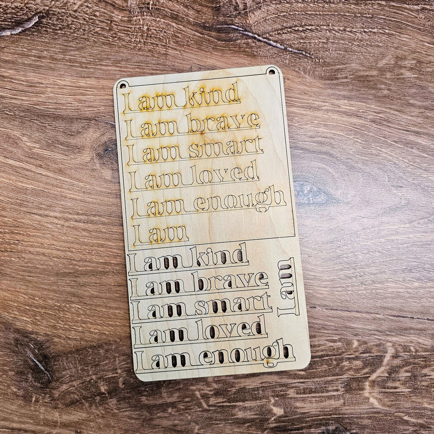 Kid’s Affirmation Sign Pop-Out - Kid's Ready to Paint Kit