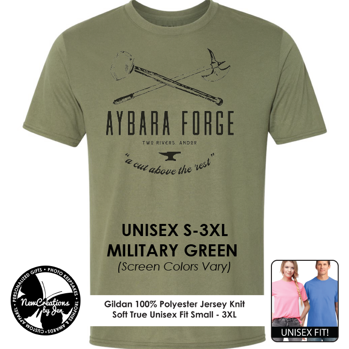 Aybara Forge - Camisetas ligeras de recuerdo de la Rueda del Tiempo