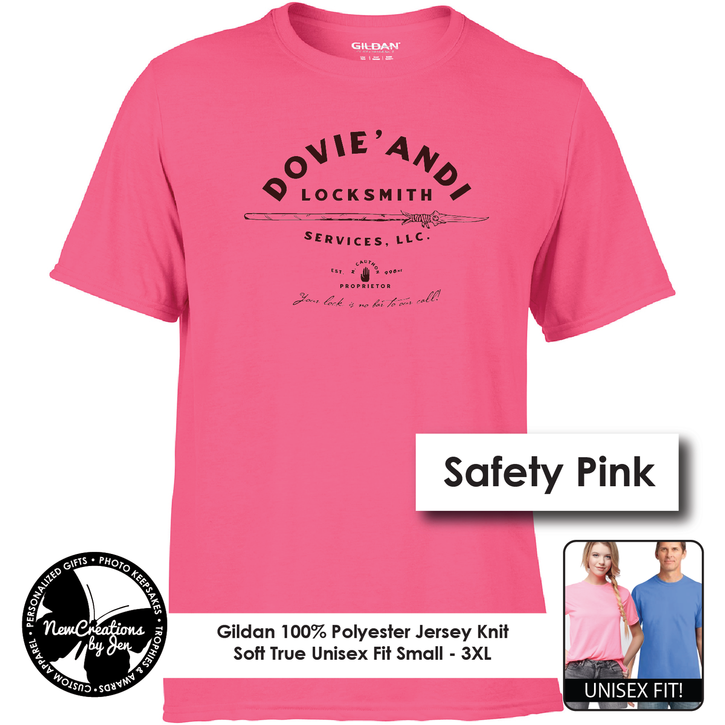 Dovie' Andi Locksmith Services LLC - Wheel of Time Souvenir Lightweight Tees