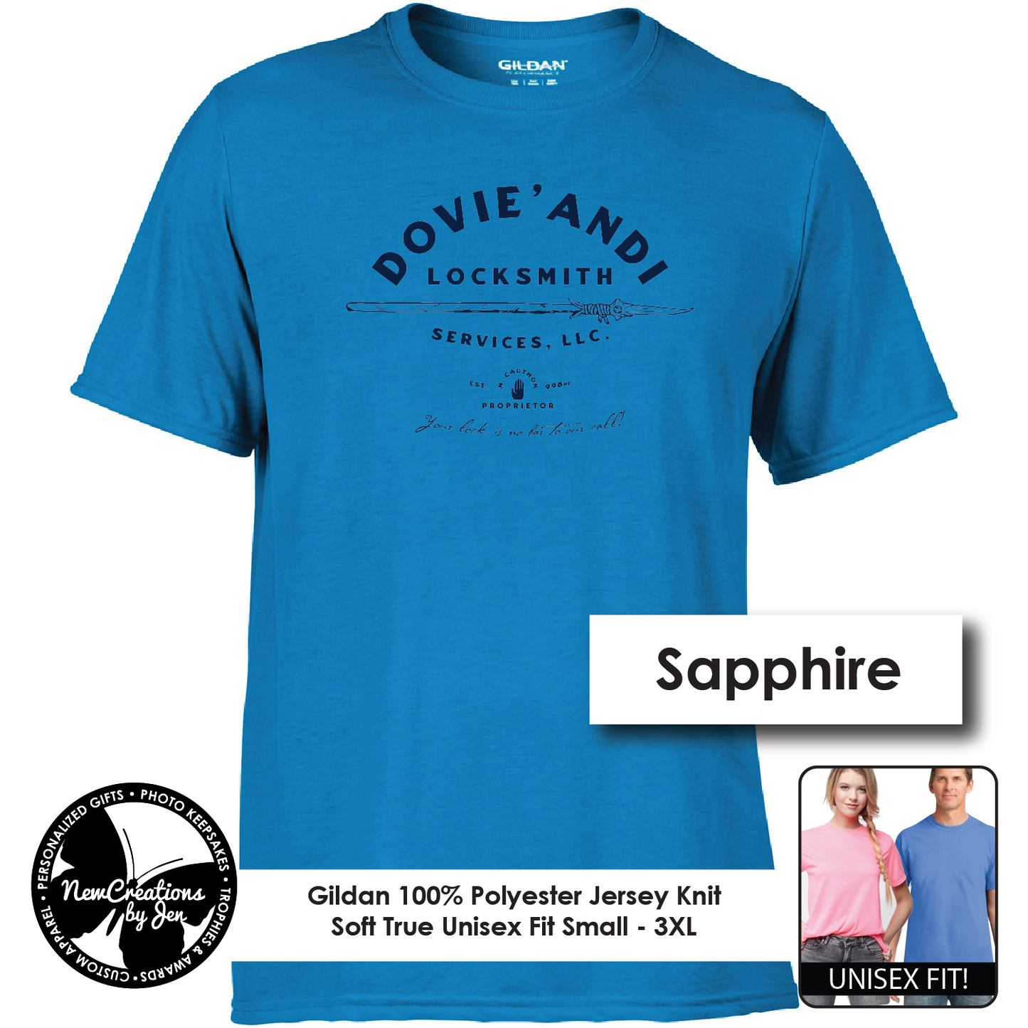Dovie' Andi Locksmith Services LLC - Wheel of Time Souvenir Lightweight Tees
