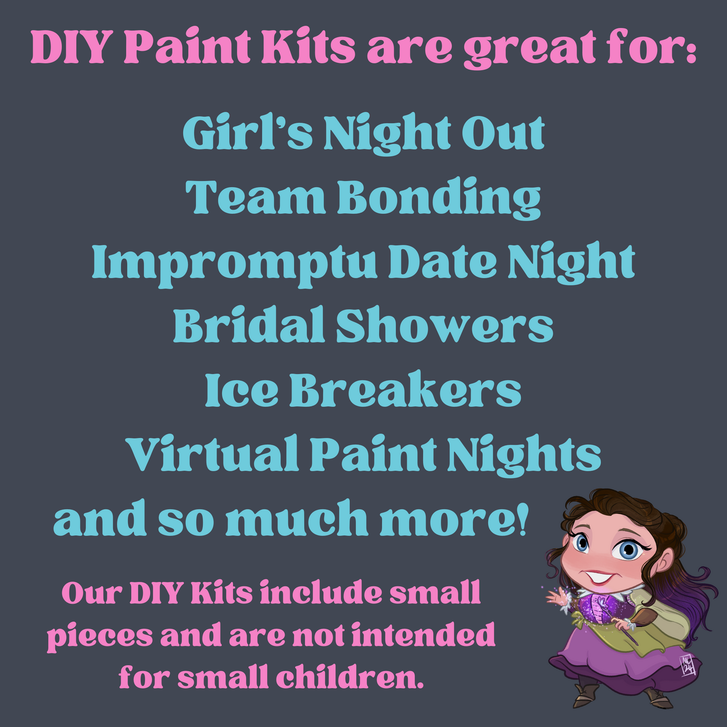 Mom Thumbprints New Creations By Kid's Ready to Paint Kit
