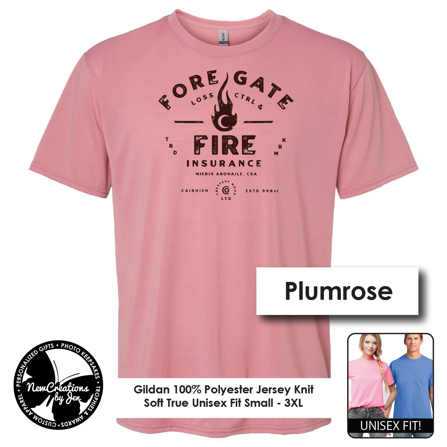 Foregate Fire Insurance  - Wheel of Time inspired Souvenir Lightweight Tees