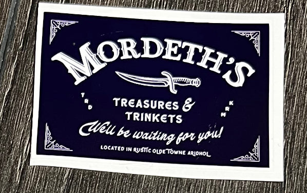 Tesoros y baratijas de Mordeth - Pegatina de la serie de souvenirs de Randland