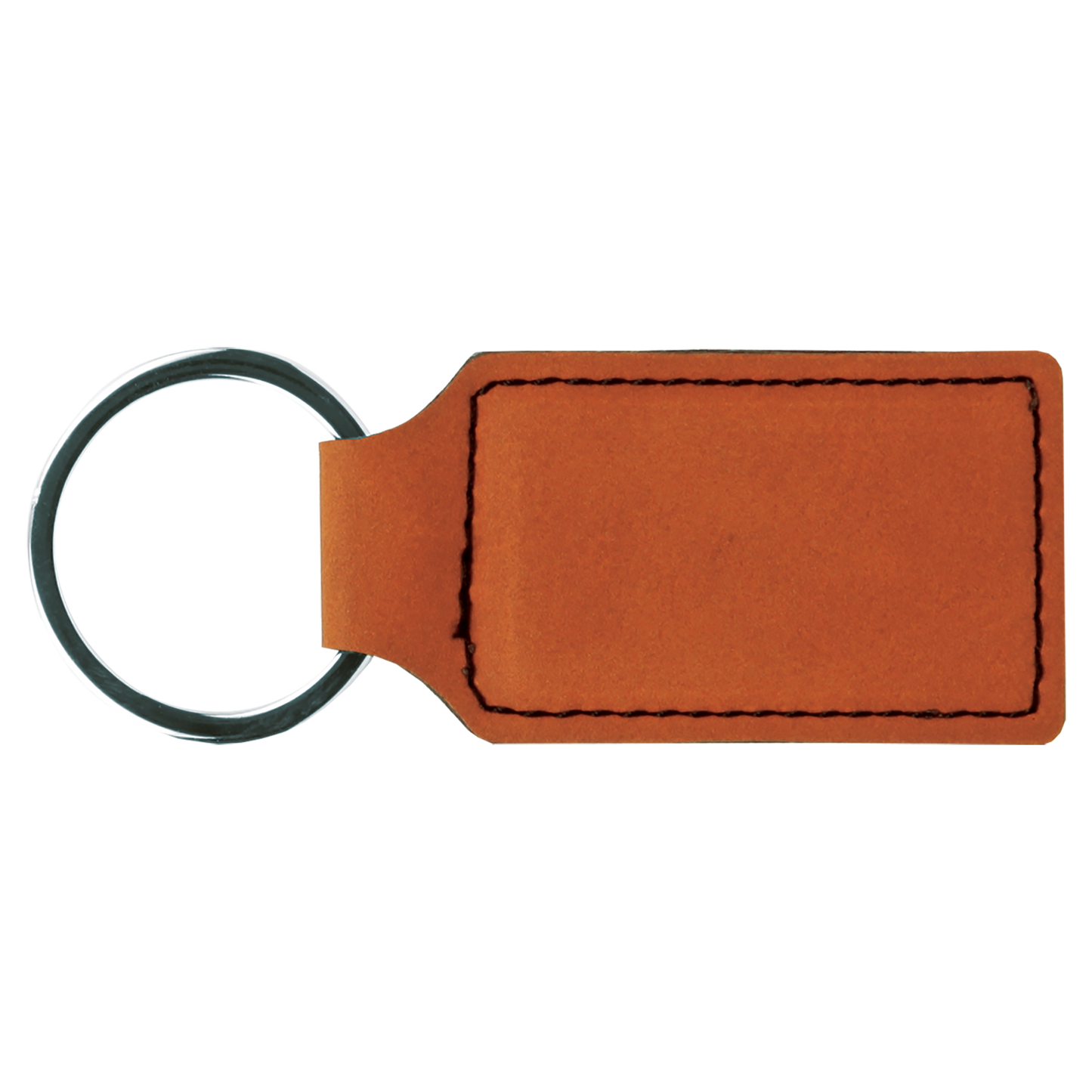 Personalized Leatherette Keychain