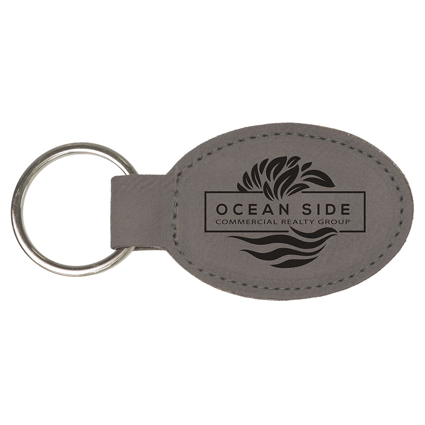 Personalized Leatherette Keychain