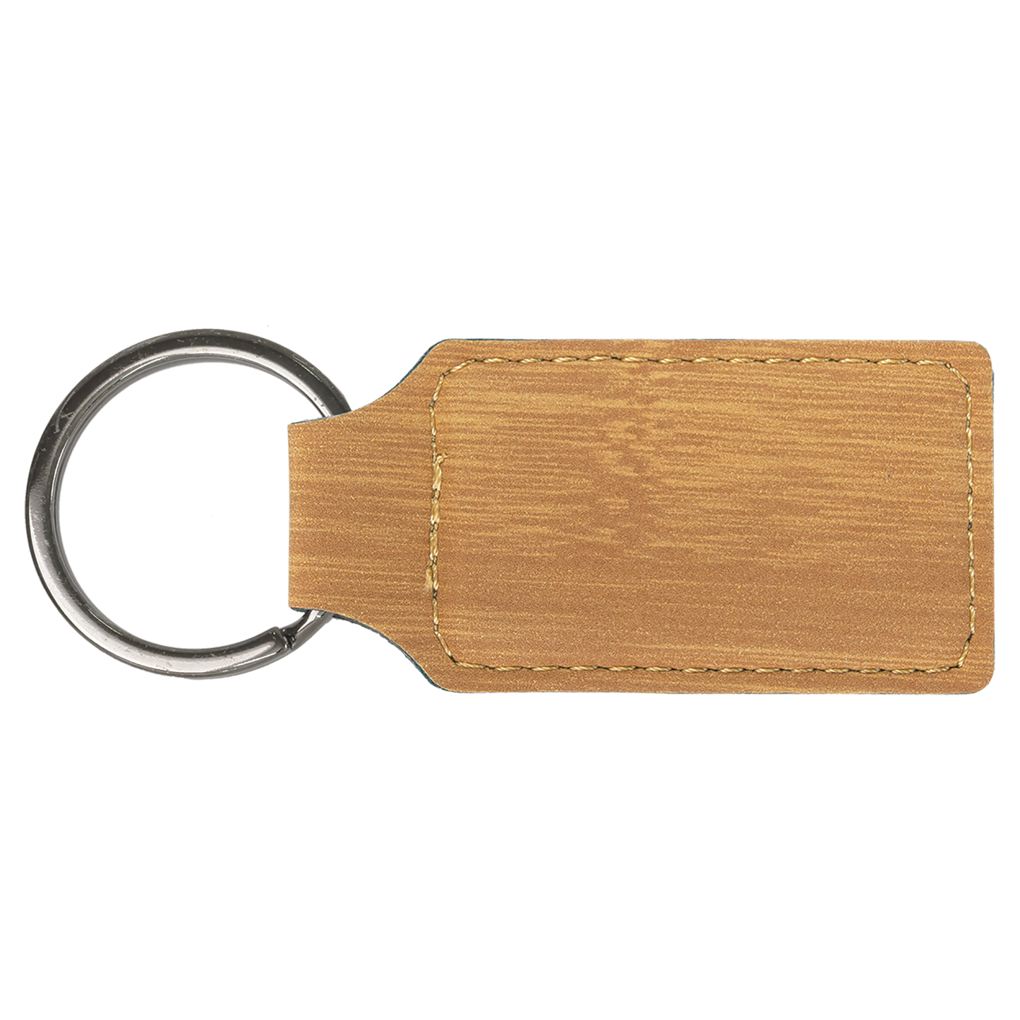 Personalized Leatherette Keychain