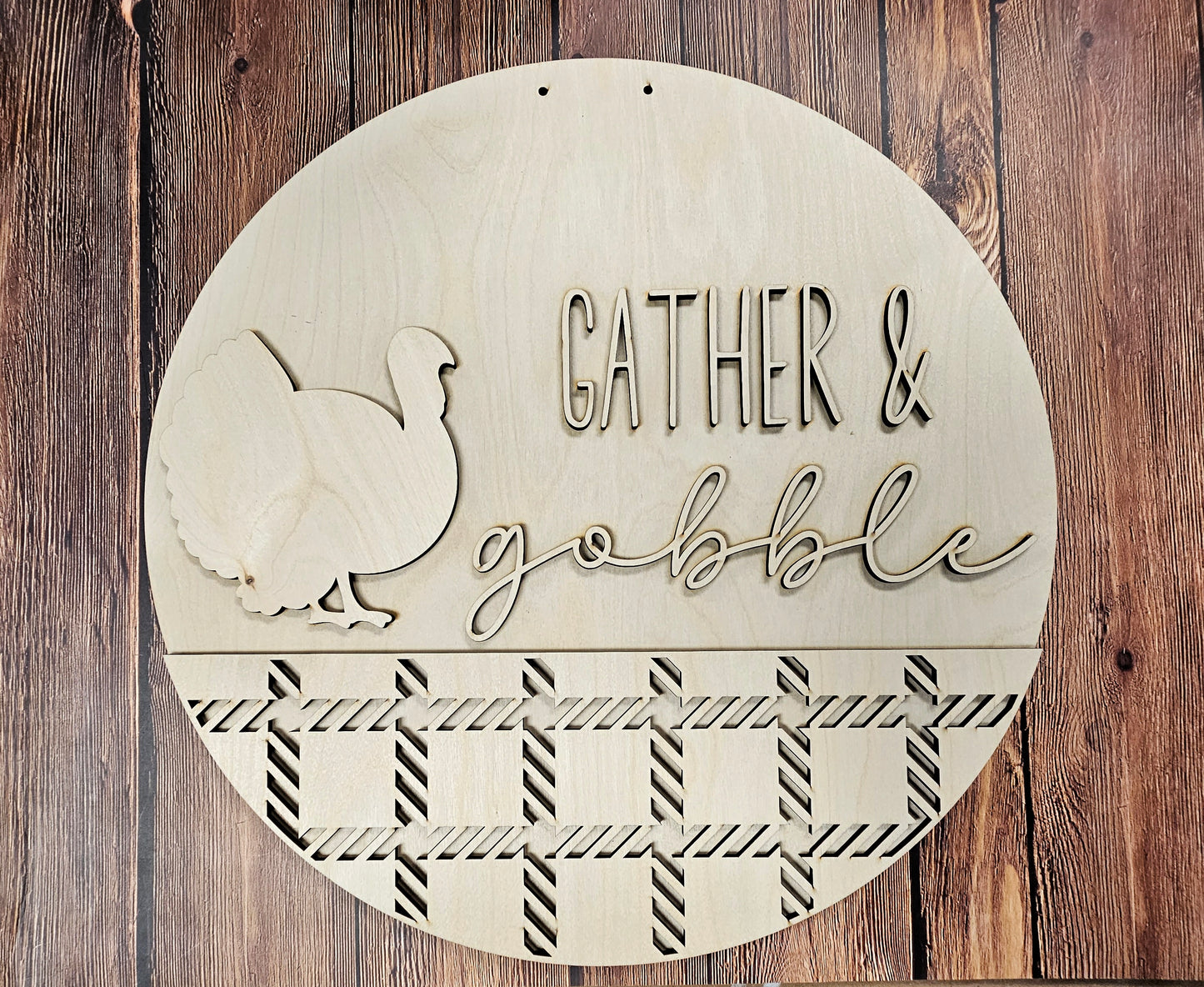 Gather and Gobble Door Hanger Kit - Round - Various Sizes