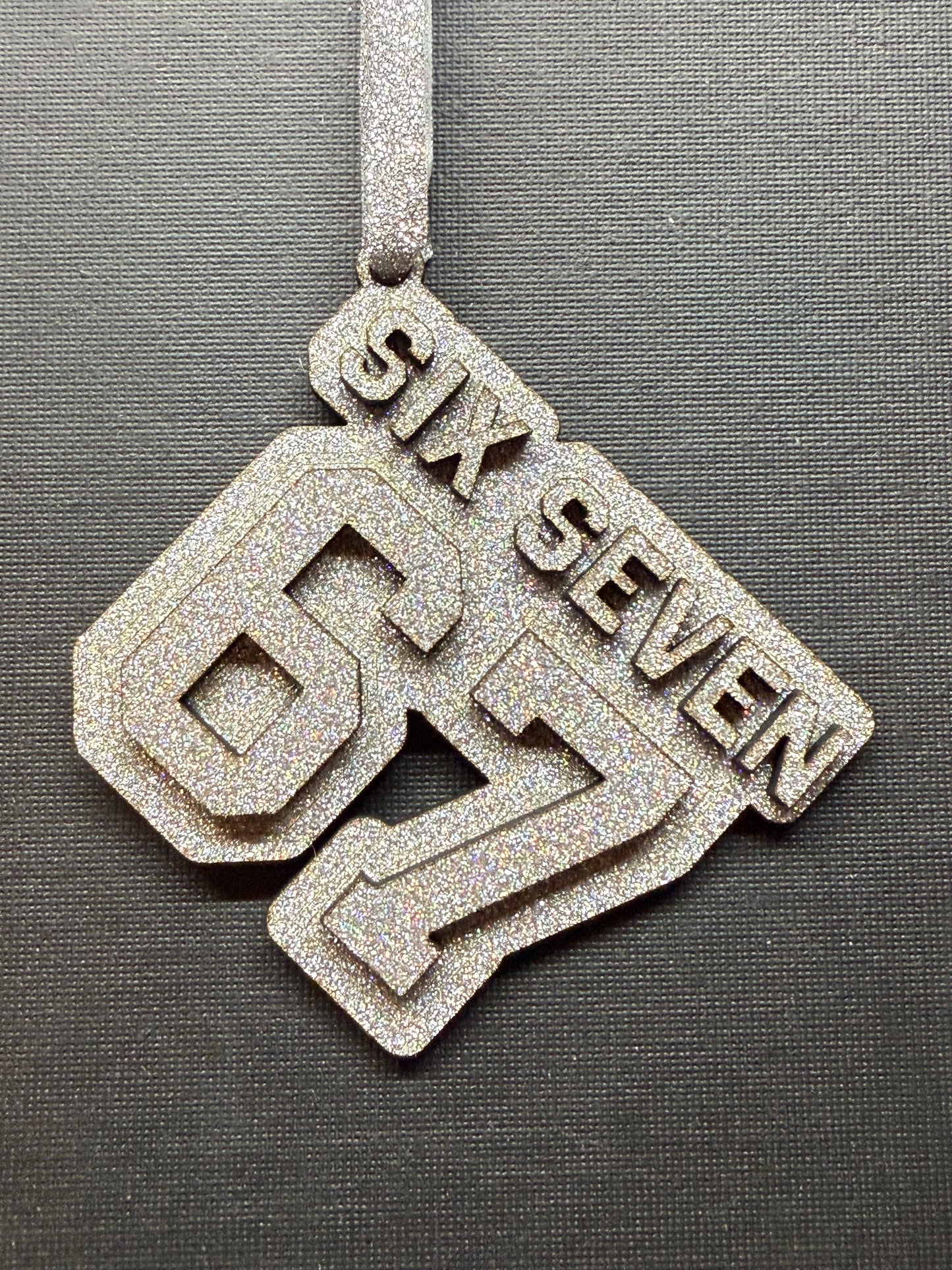 Bling 67 • Six Seven Ornament (Sparkly… and Probably Lit?)