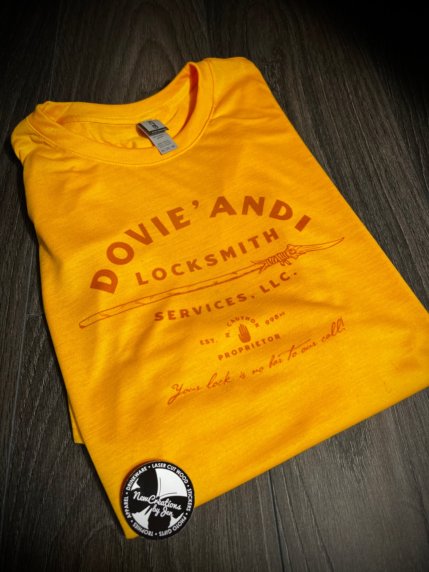 Dovie' Andi Locksmith Services LLC - Wheel of Time Souvenir Lightweight Tees