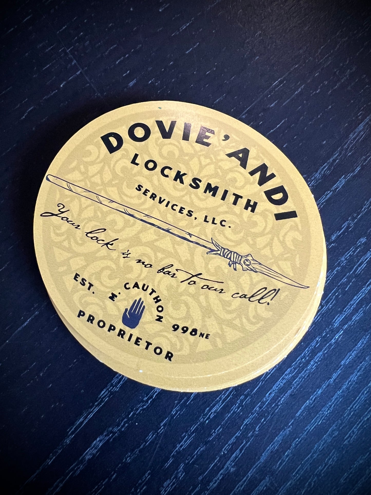 Dovie' Andi Locksmith Services LLC - Randland Souvenir Series Sticker