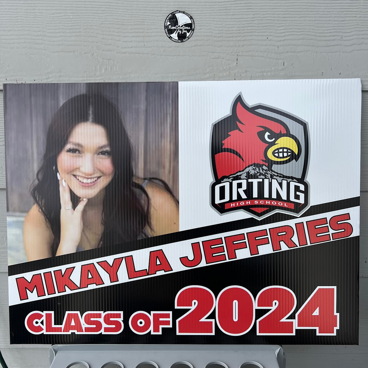 2024 Senior Photo Yard Sign - 24 x 18 Full Color