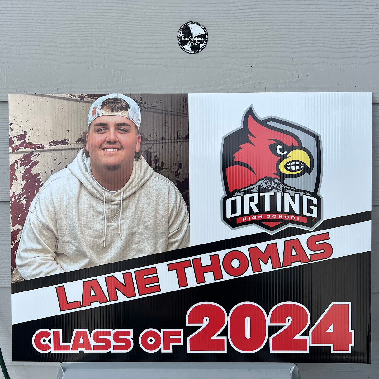 2024 Senior Photo Yard Sign - 24 x 18 Full Color