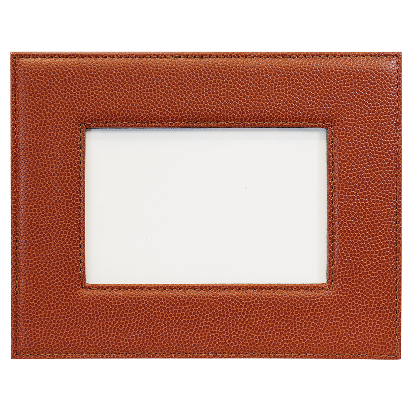 Basketball Leatherette Engraved Photo Frame – Personalized Sports Frame