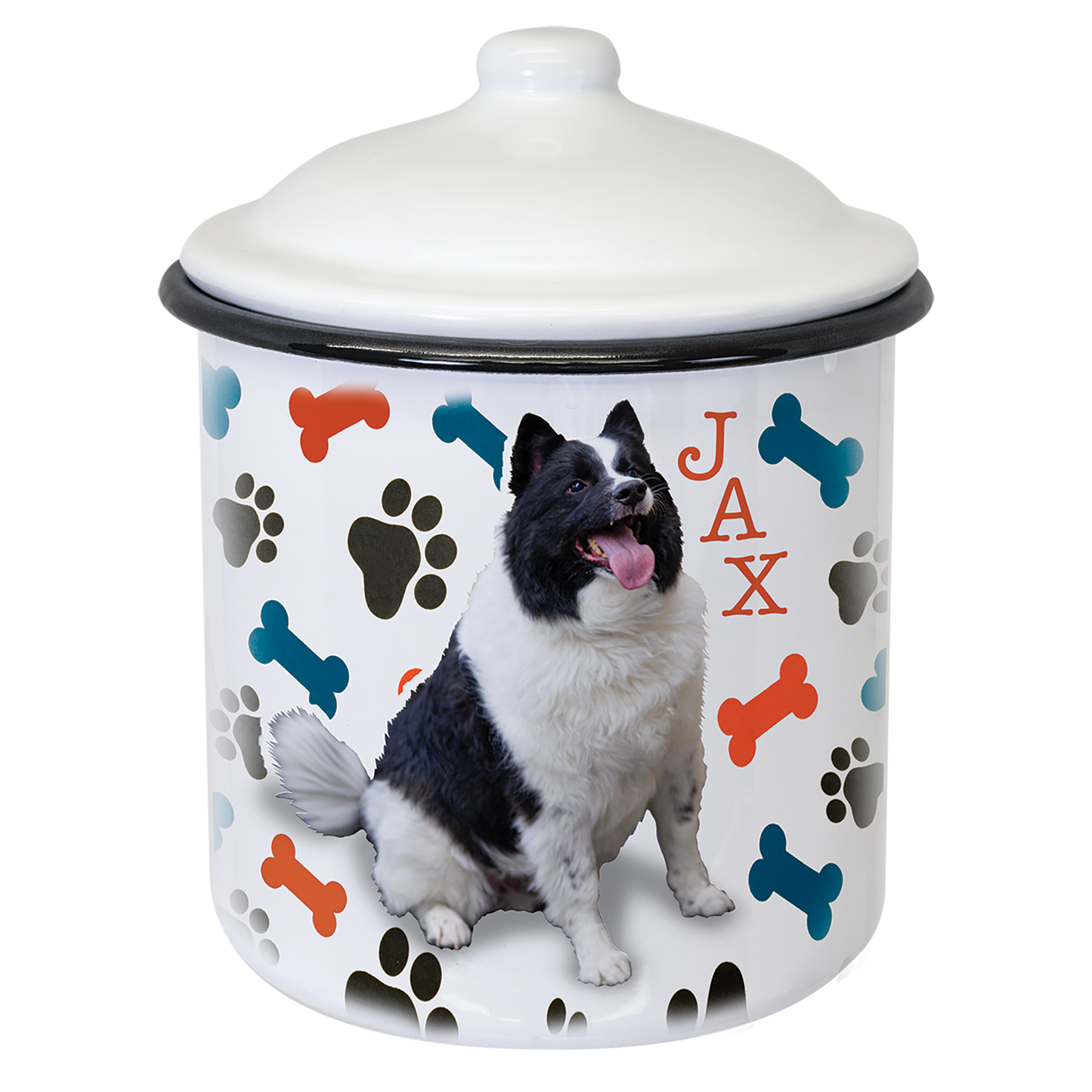 Personalized Canister with Lid