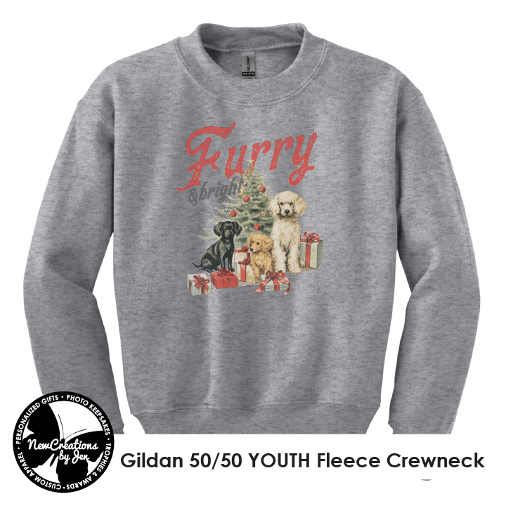 Vintage Christmas Furry & Bright