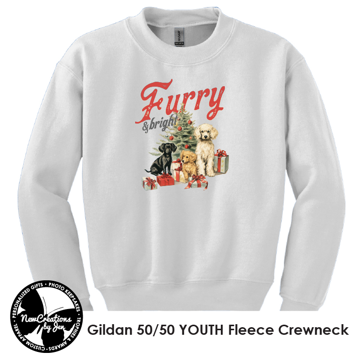 Vintage Christmas Furry & Bright