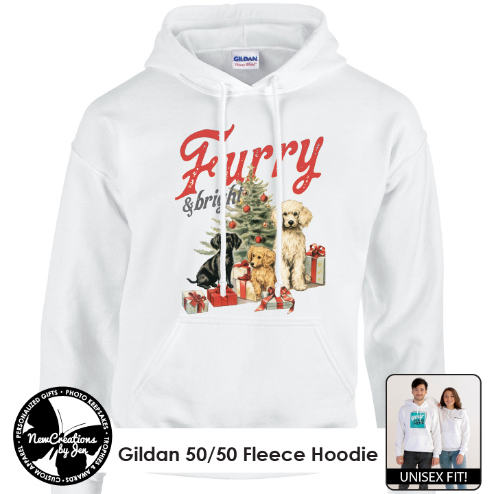 Vintage Christmas Furry & Bright