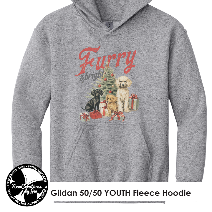 Vintage Christmas Furry & Bright