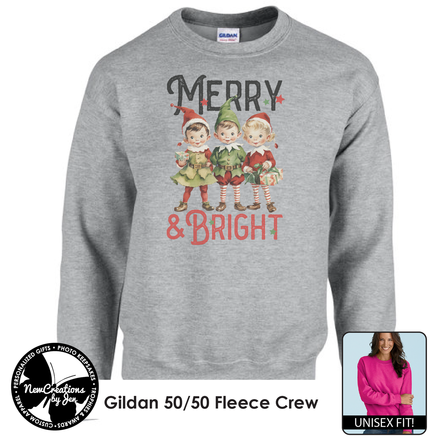 Vintage Christmas Merry & Bright