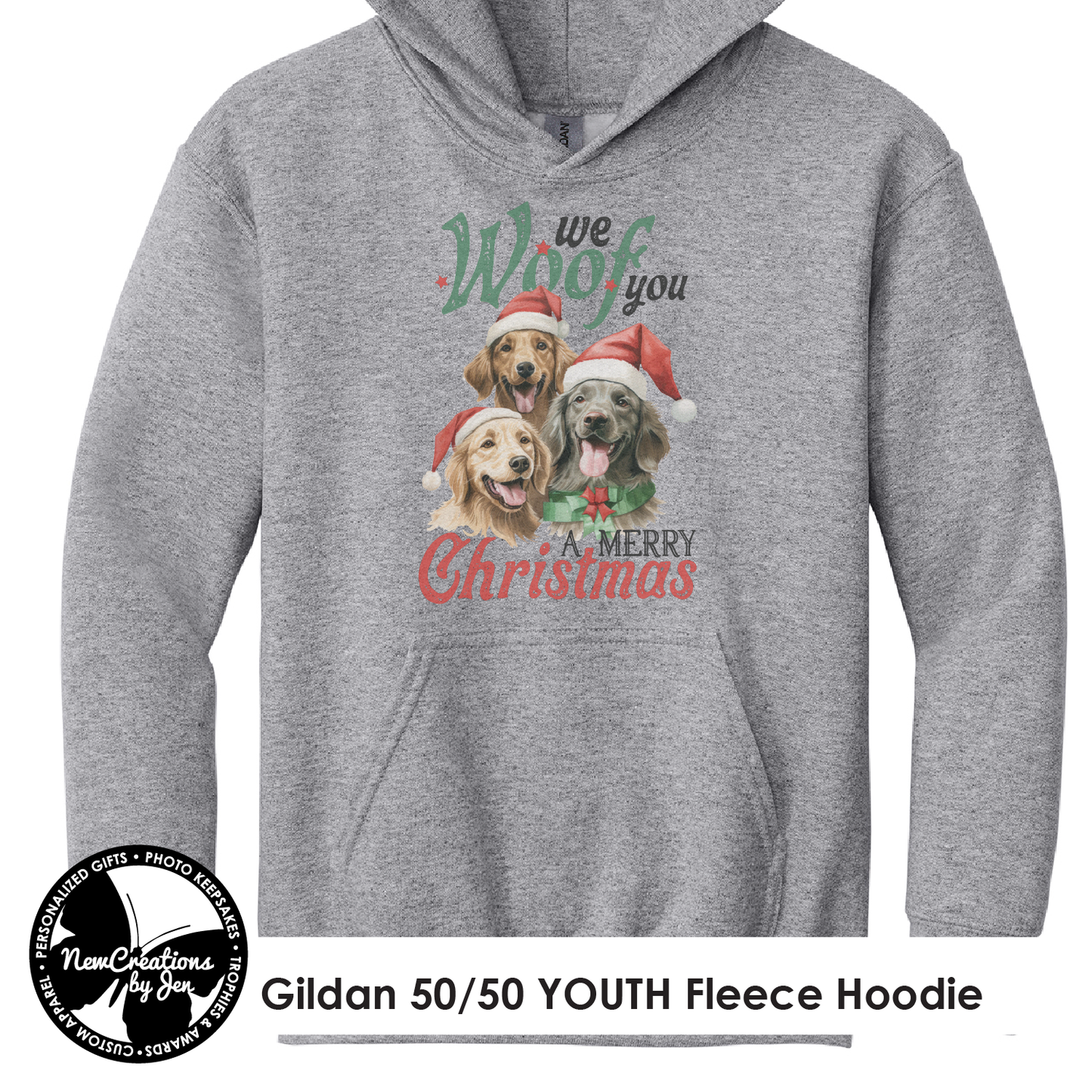 Vintage We WOOF you a Merry Christmas