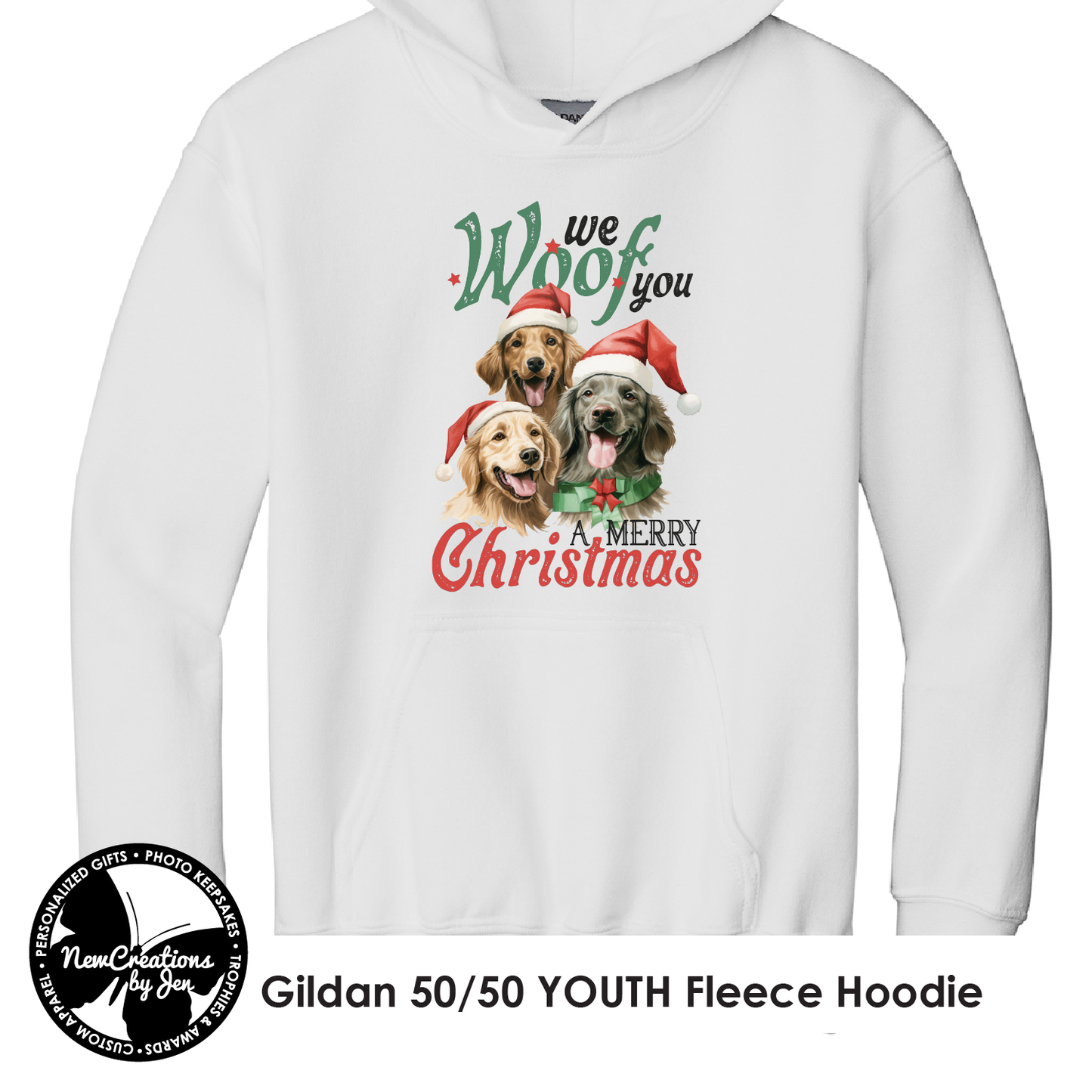 Vintage We WOOF you a Merry Christmas