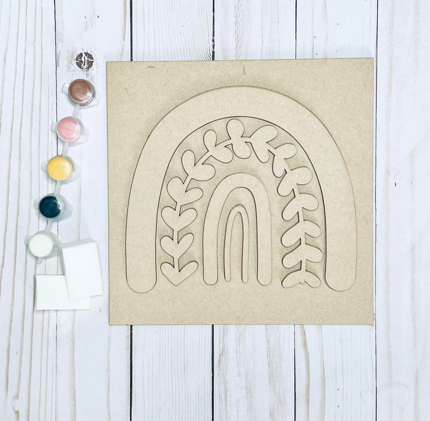 BOHO RAINBOW - New Creations By Kid's Ready to Paint Kit