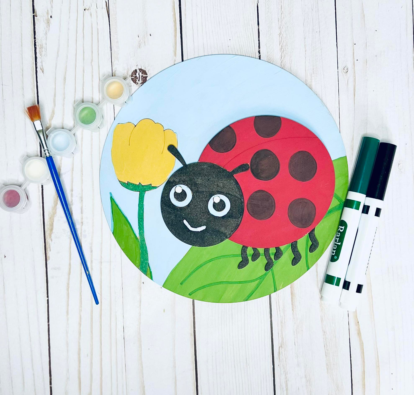 LADYBUG - New Creations By Kid's Ready to Paint Kit