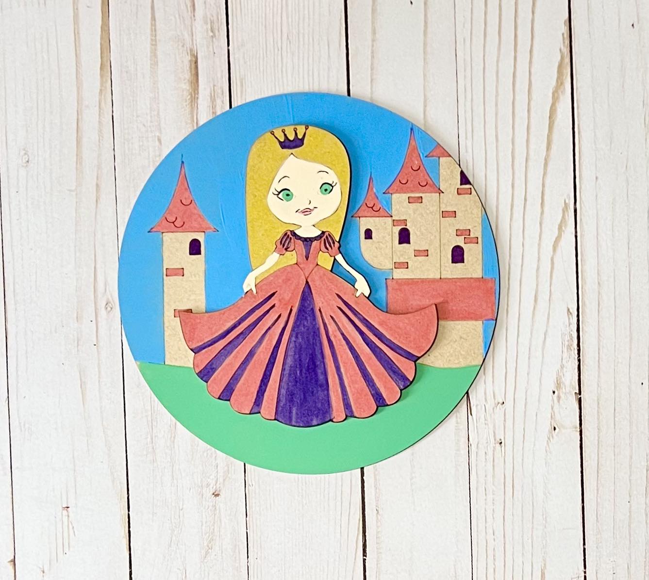 CASTILLO DE PRINCESAS - Kit de pintura para niños de New Creations