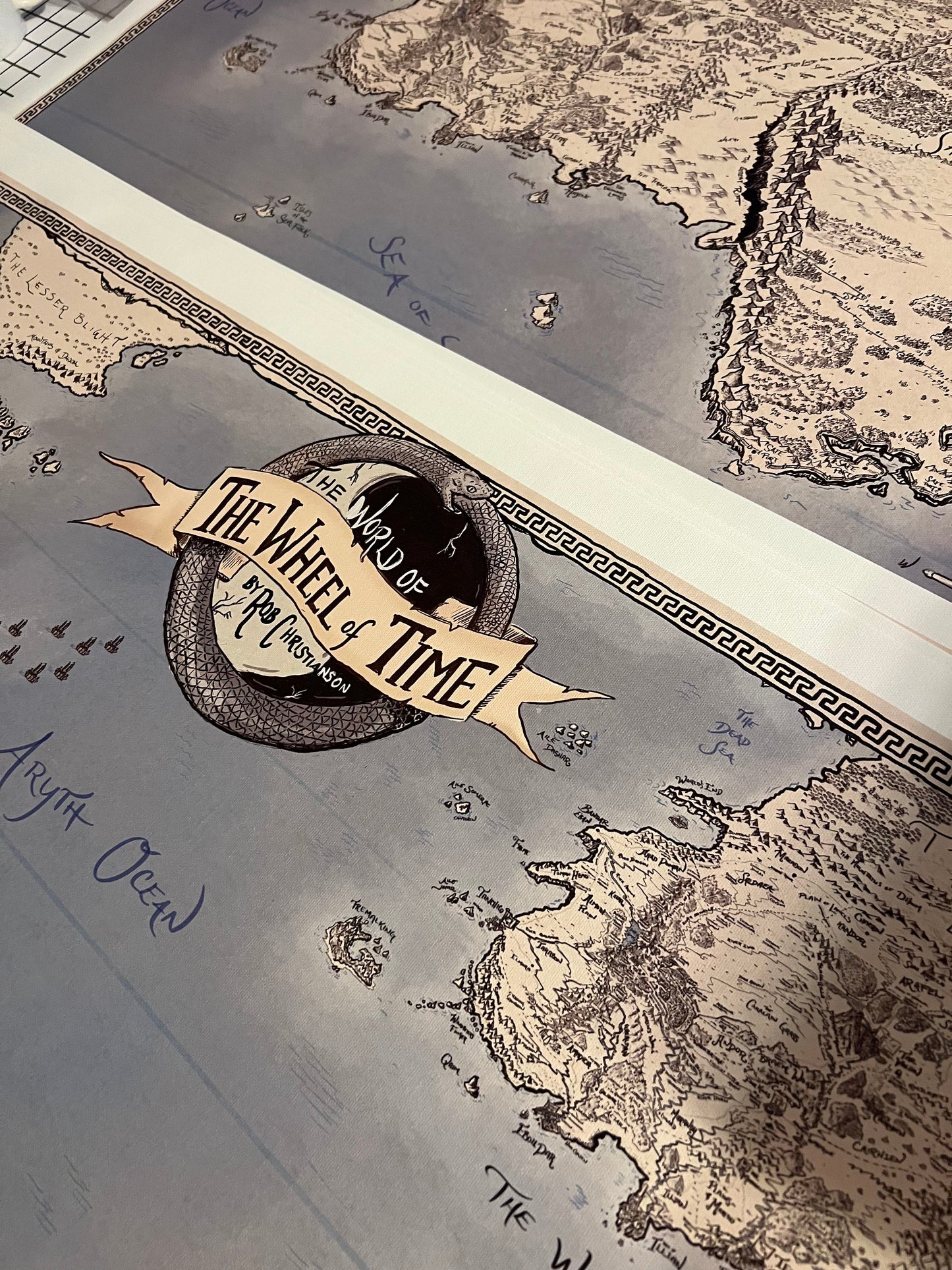 Original Map: The World of the Wheel of Time by Rob Christianson