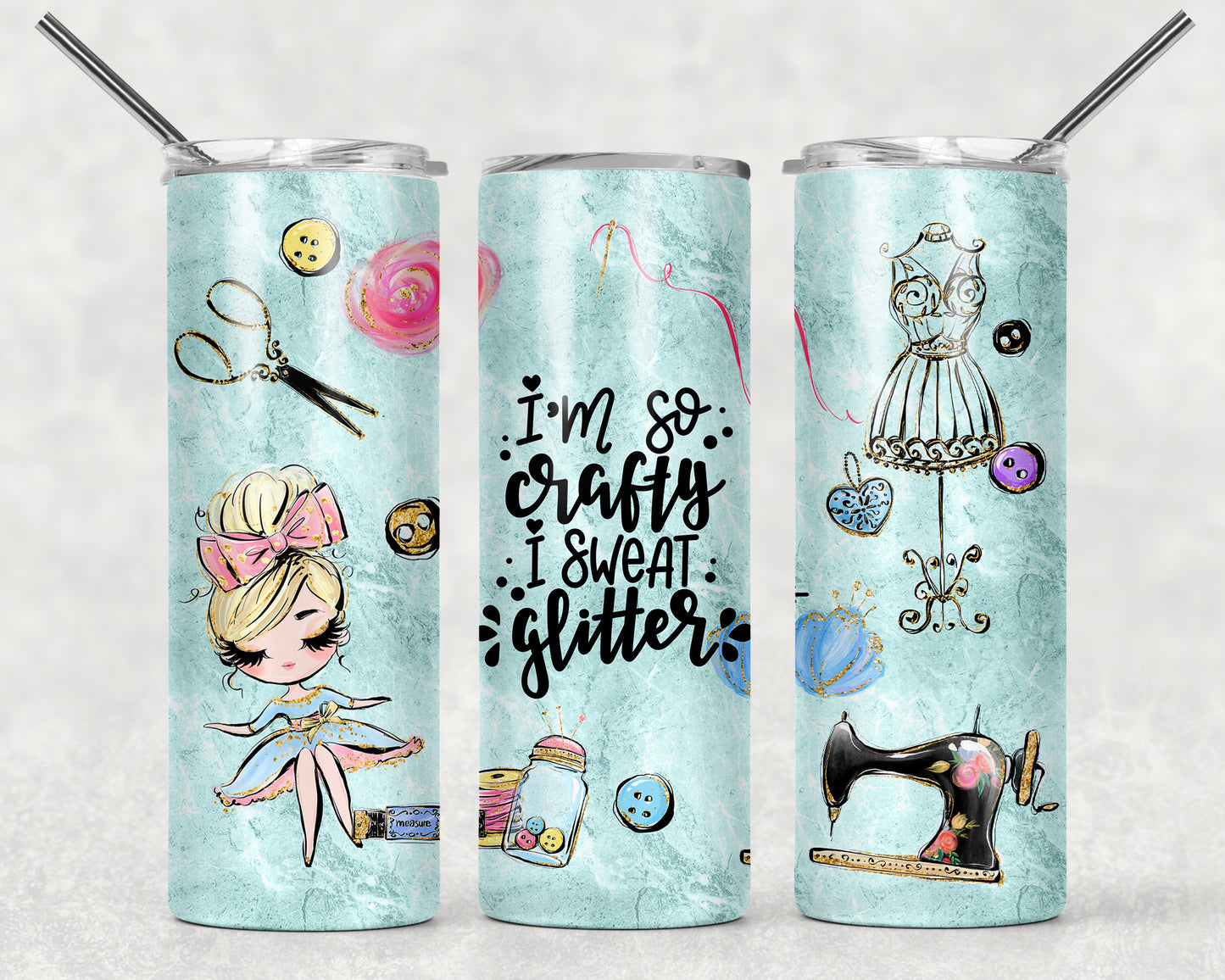 Vaso delgado a todo color - 20 oz - Elige tu diseño