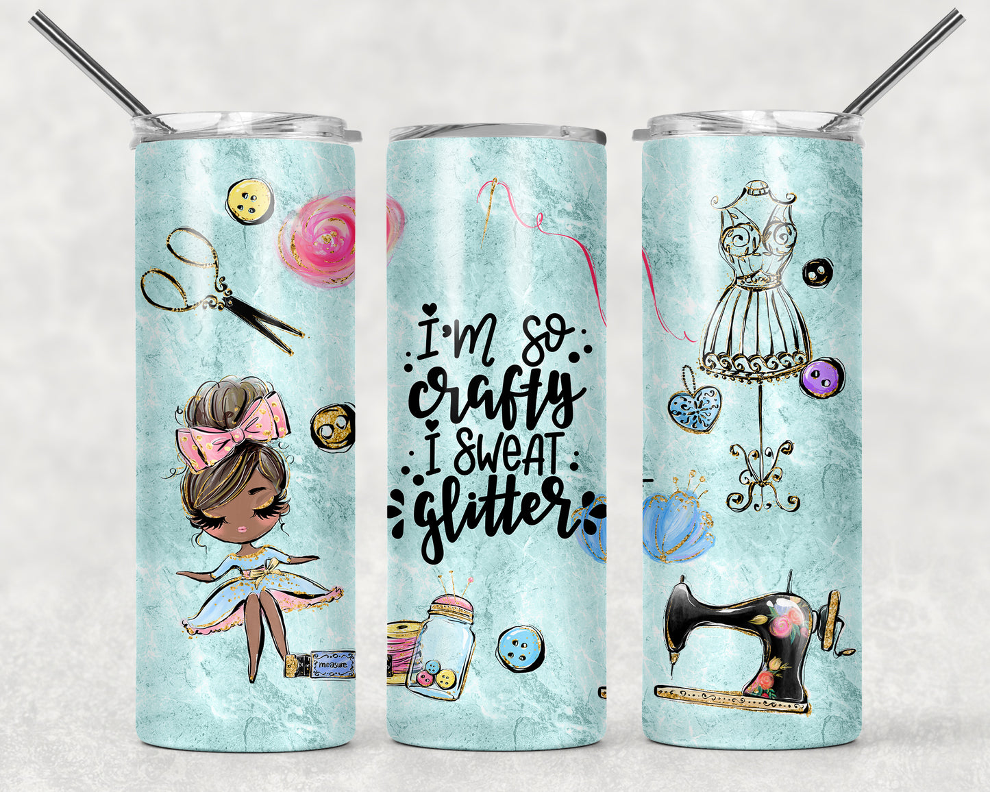 Vaso delgado a todo color - 20 oz - Elige tu diseño