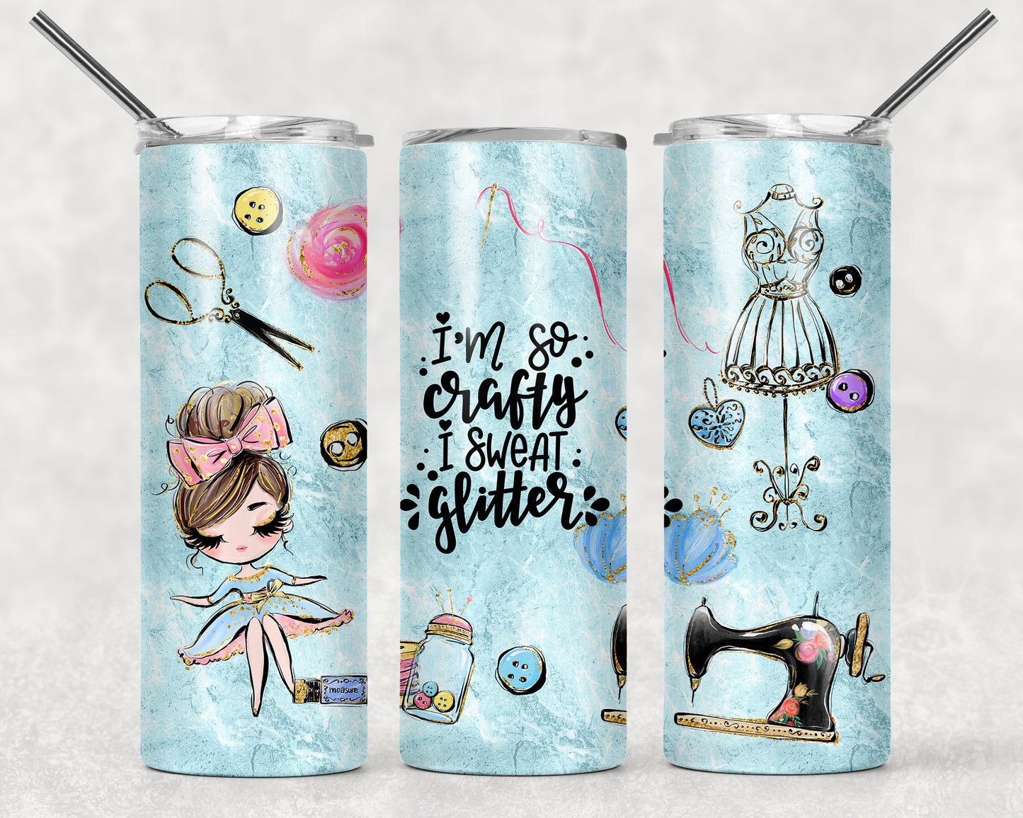Vaso delgado a todo color - 20 oz - Elige tu diseño