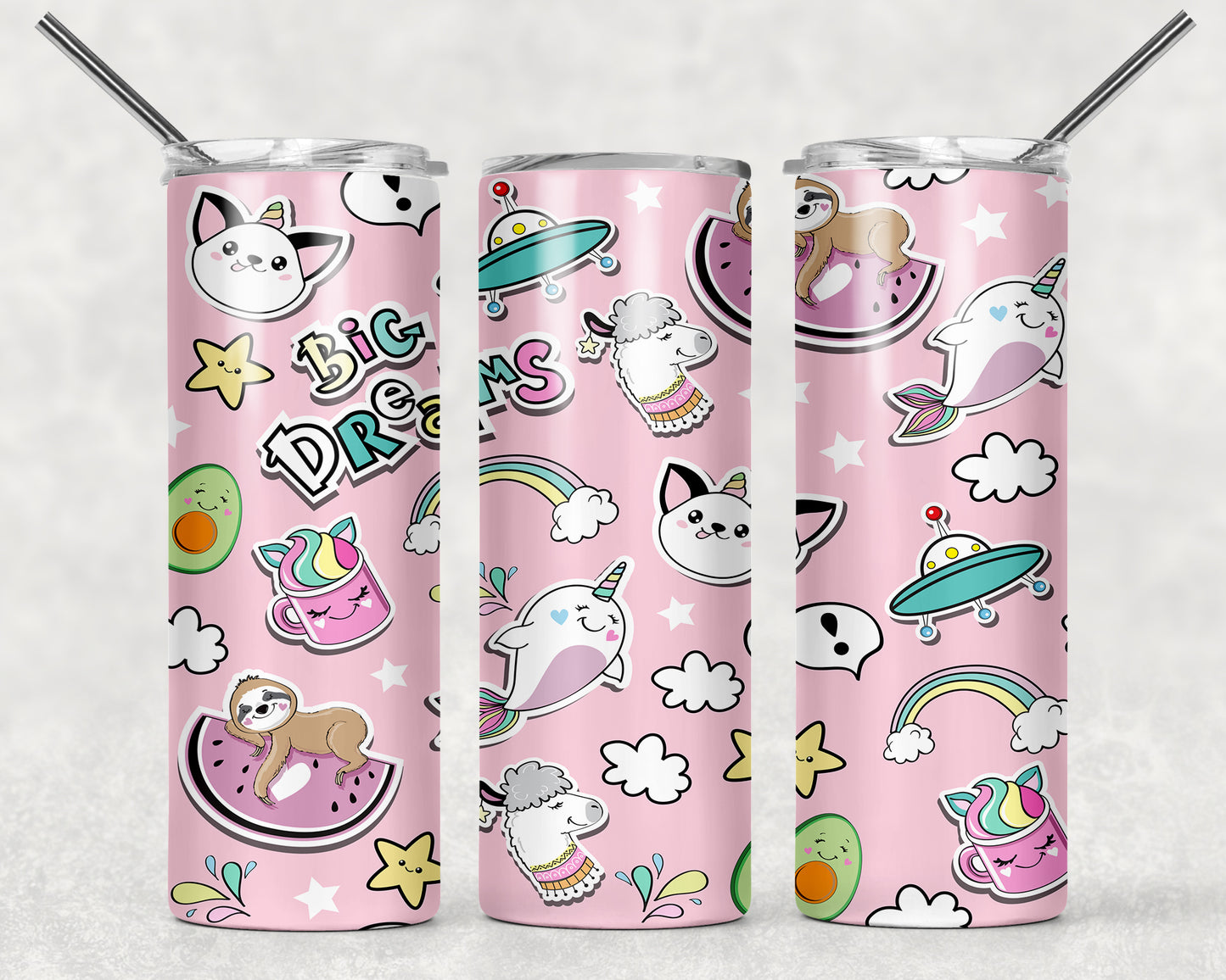 Vaso delgado a todo color - 20 oz - Elige tu diseño
