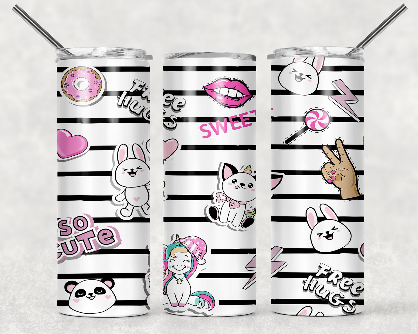Vaso delgado a todo color - 20 oz - Elige tu diseño