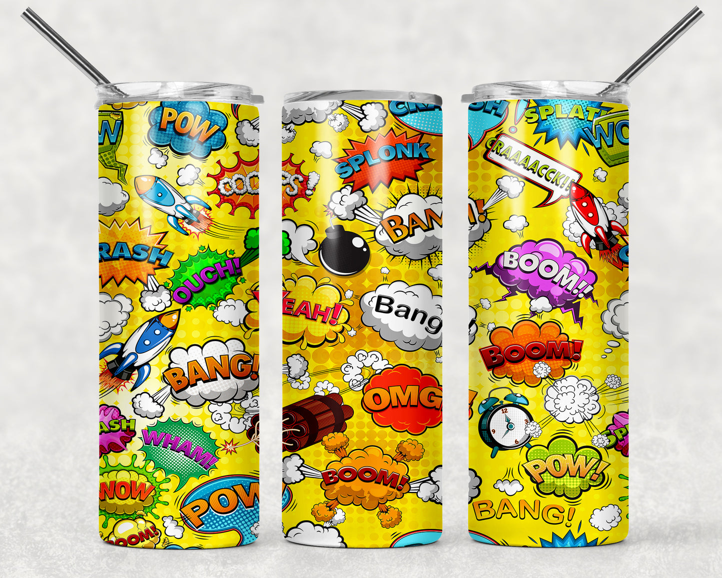 Vaso delgado a todo color - 20 oz - Elige tu diseño